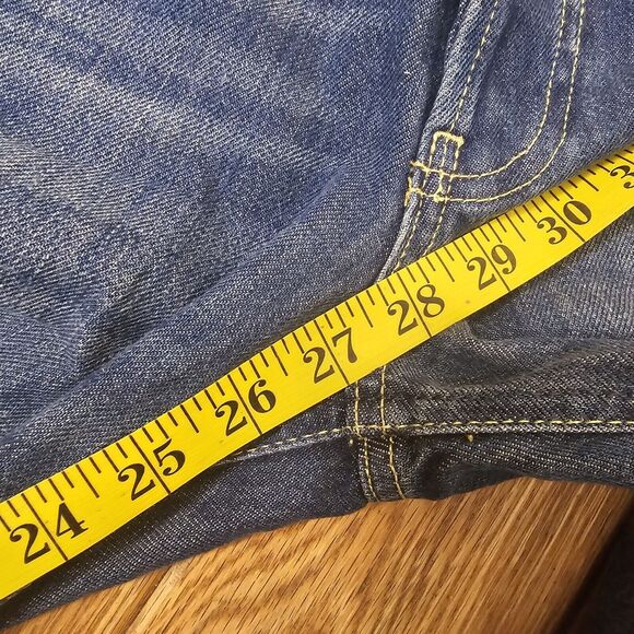 Free People We The Free Size 28 Raw Chewed Hem Distressed Button Fly Denim Jeans - Picture 15 of 15